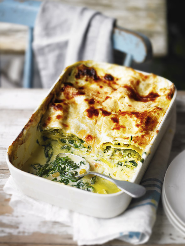 Courgette-spinach--ricotta-lasagne