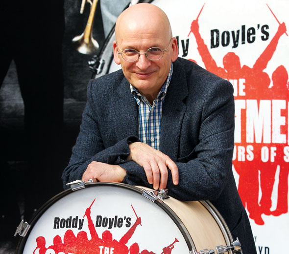 Irish novelist Doyle, who wrote the book, his first, in 1987
