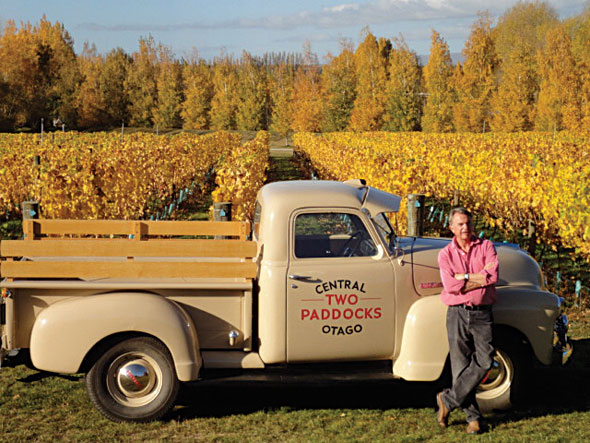 Sam Neill at his Two Paddocks winery