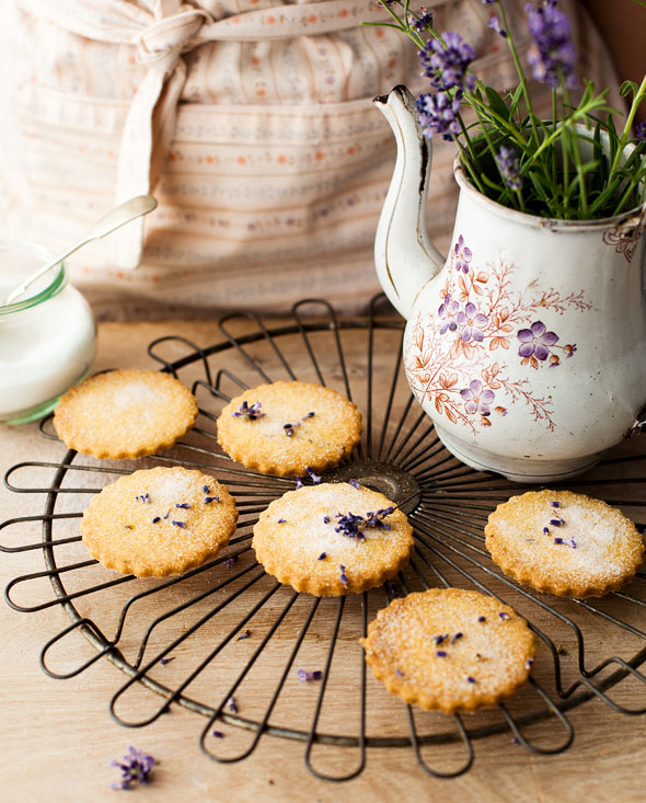 Lavender biscuits