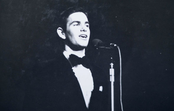 Mark Palmer in the 1970s at a Moonies event