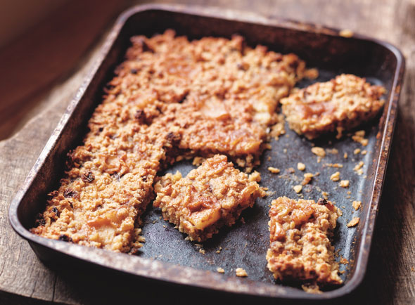 Pear flapjacks