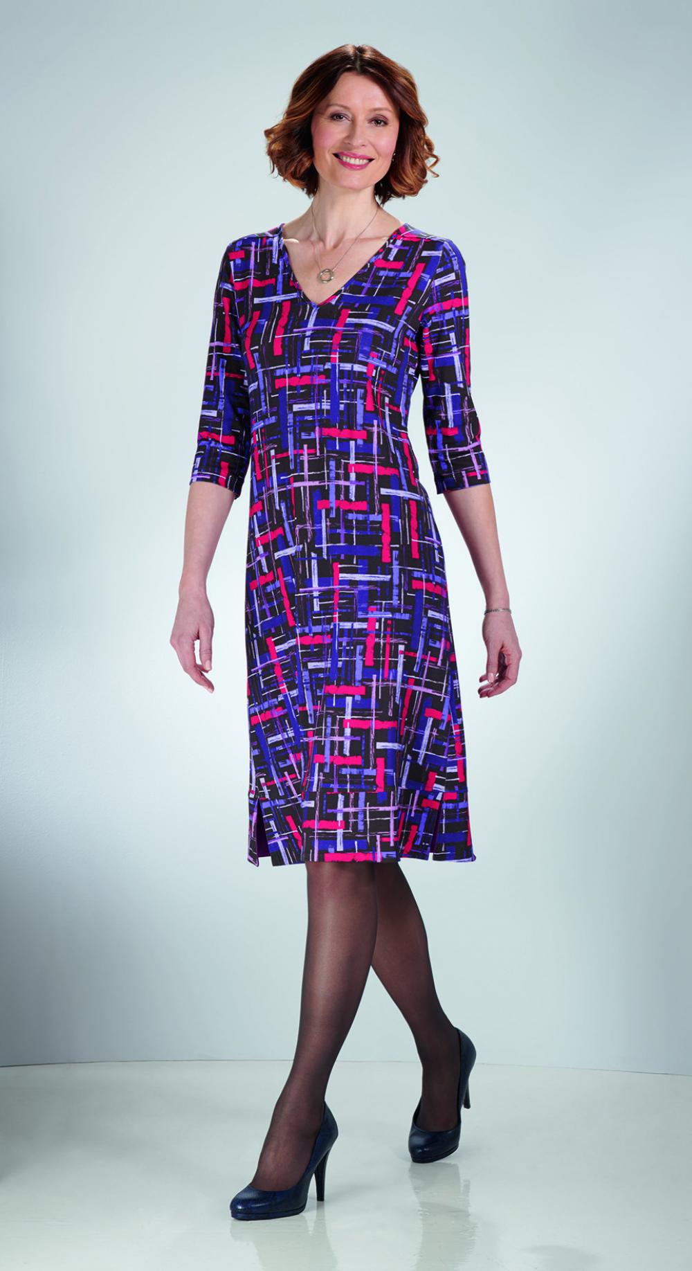 Stylish Designer Luxury Stretch Jersey Dress, David Nieper