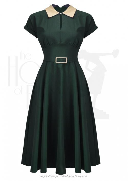 1950s Retro Swing Dress - Teal – House of Foxy