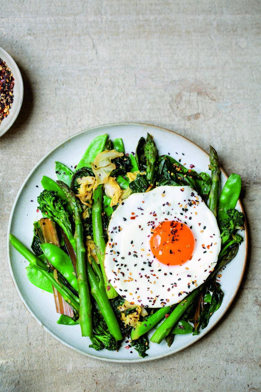 Tom Kerridge's miso stir fry with greens | lady.co.uk