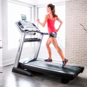 exercise bike in living room