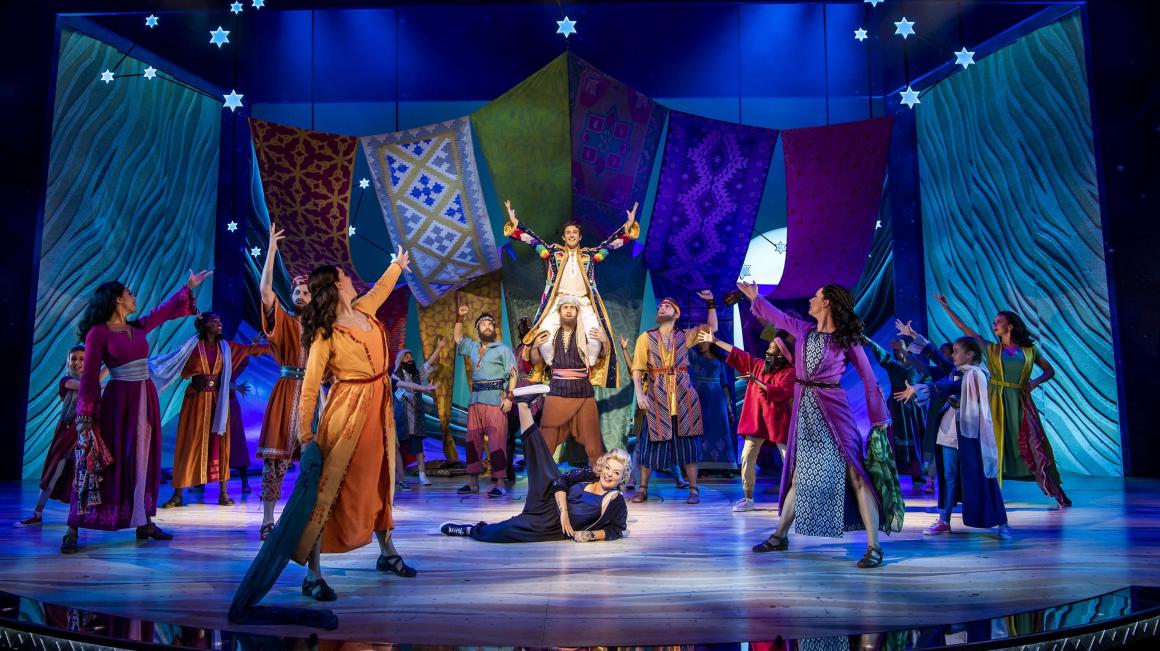 Musical Review Joseph and the Amazing Technicolor Dreamcoat lady